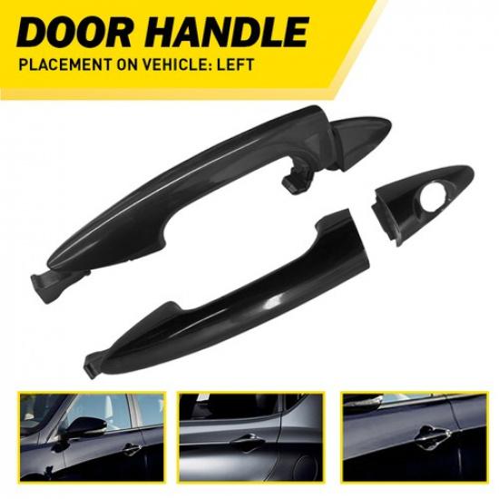 2X Exterior Outside Door Handles for Hyundai Front&Rear 2012-2015 LH GS Accent