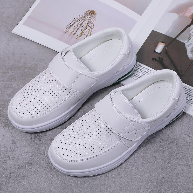 Sneakers Woman Nurse Clogs Shoes Nursing Women Summer Shoe Female Solid White Work Flats Walking Soft Non Slip Hospital Nurse Flats