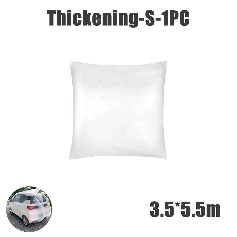 Одноразовый прозрачный автомобильный чехол для одежды, пылезащитный, непромокаемый, прозрачный, пылезащитный, пластиковый, полиэтиленовая пленка, непромокаемый автомобильный чехол