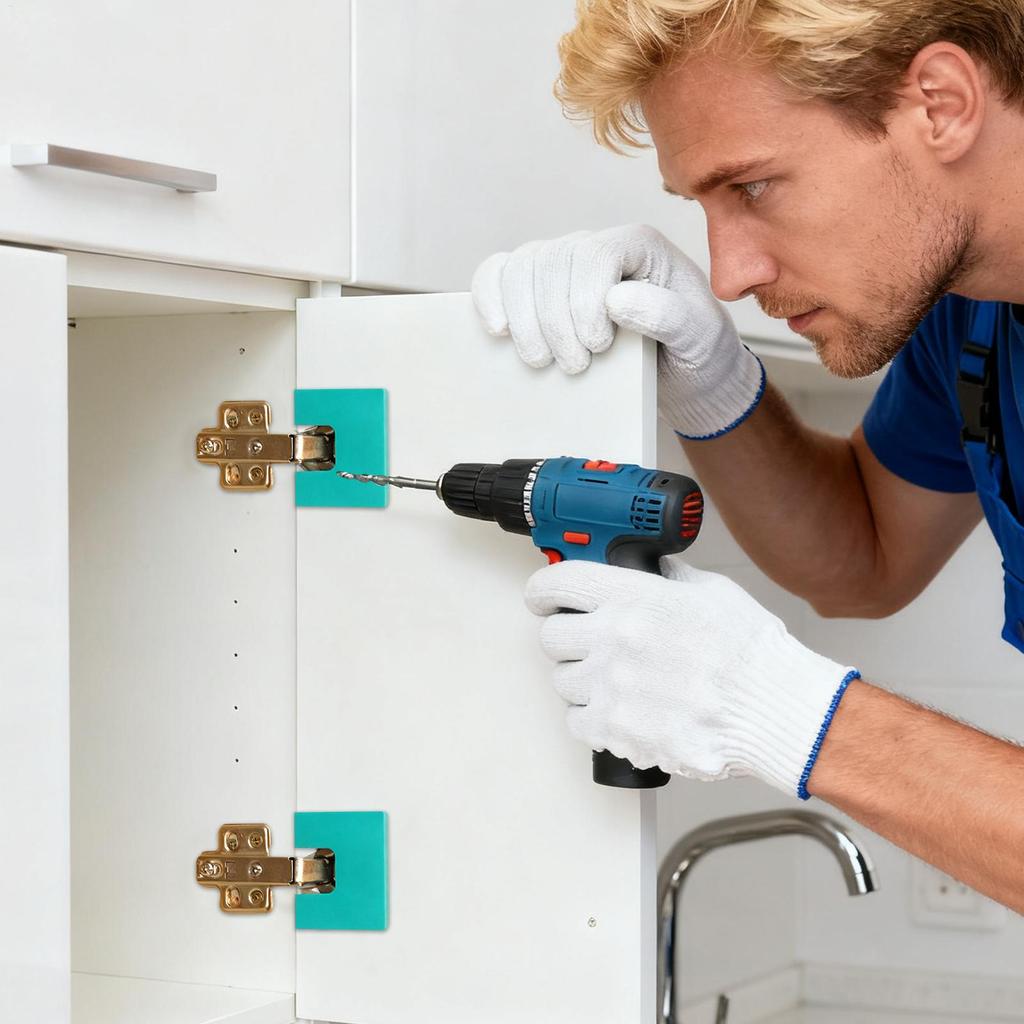 Шаблон дверной петли Шаблон для установки дверной защелки Инструмент для установки защелки плотника для дома, кухни, ванной комнаты, шкафа, ящика