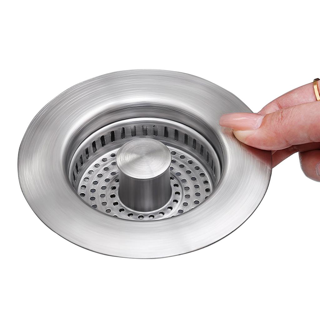 Efficient Kitchen Sink Drain Filter Space Saving & Convenient Sink Drain Basket Trouble Free Maintenance for Bathroom