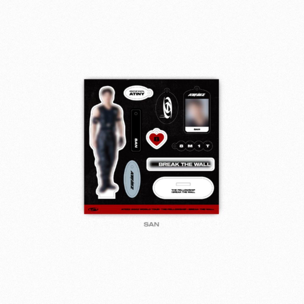 Предзаказ ATEEZ БРАТСТВО: BREAK THE WALL ASIA Акриловый набор