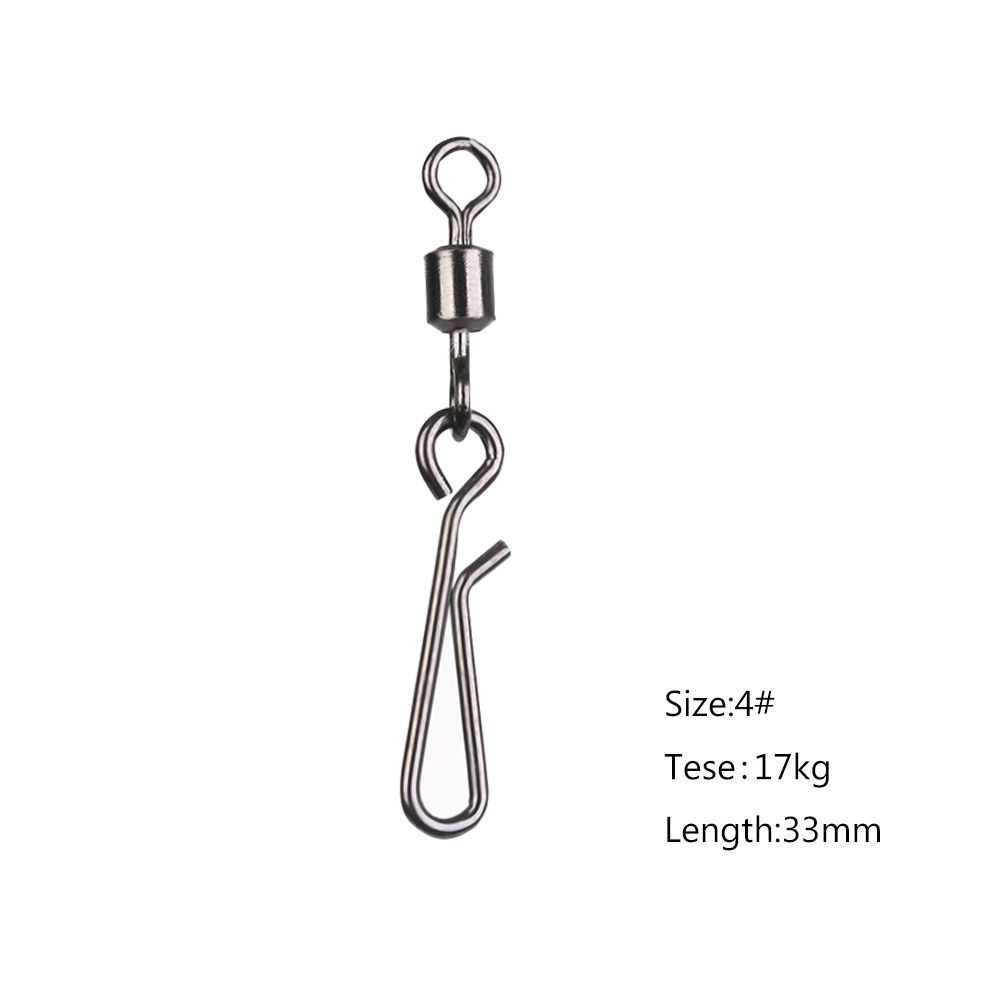 Рыболовные снасти из нержавеющей стали, сверхпрочный бочкообразный вертлюжок на шарикоподшипнике, рыболовная застежка-карабин, ролик-вертлюжок