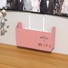 Wireless Wifi Router Shelf Storage Box Wall Hanging Abs Organizer Box Bracket