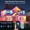 Умные светодиодные RGB гирлянды-шторы с управлением через Bluetooth-приложение, рождественская гирлянда, гирлянда для DIY-дисплея фотографий, декор для вечеринки, свадьбы