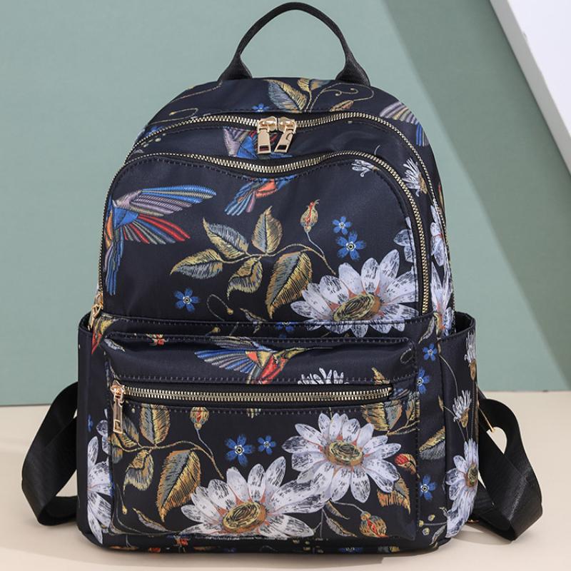 Модный рюкзак Sweet Cherry Butterfly из мягкой нейлоновой ткани, женская сумка через плечо, симпатичная универсальная школьная сумка для девочек-подростков, рюкзак для отдыха на природе и путешествий