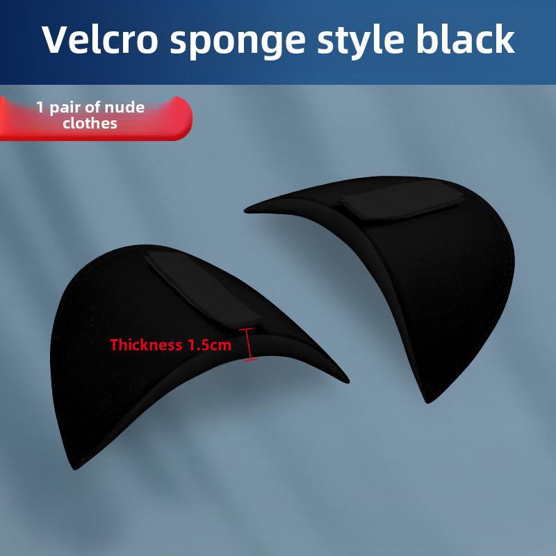 Beautiful Right-angle Silicone Shoulder Pads for Men and Women - Sponge Padding for Narrow Shoulders, Invisible, Anti-slip Stickers