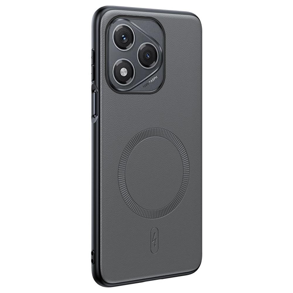 Для Honor 400 Lite 5G Чехол Совместимый с MagSafe Кожаное покрытие ТПУ+ПК Чехол для телефона