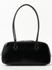 B:MING LIFE STORE by BEAMS Leather Long Handle Boston Bag, Women's, Black, One Size