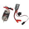 Двигатель 390 с щетками для радиоуправляемой машины, 30A, разъем JST, высокомоментный двигатель с щетками, комплект регулятора оборотов для радиоуправляемой машины 116 118, 7.2V