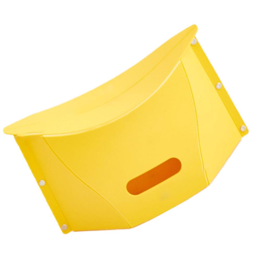 Карта Складной Стул Уличный Дорожный Портативный Корзина для переноски Складной Стул Пластиковый Низкий Стул Флуоресцентный Желтый