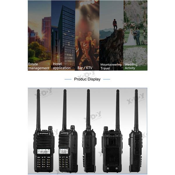 1PC Baofeng BF-A58s Walkie Talkie Tri-Band Radio Waterproof 10W High Power 3500mAh Amateur Handheld Ham Two Way Radio Upgrade Transceiver