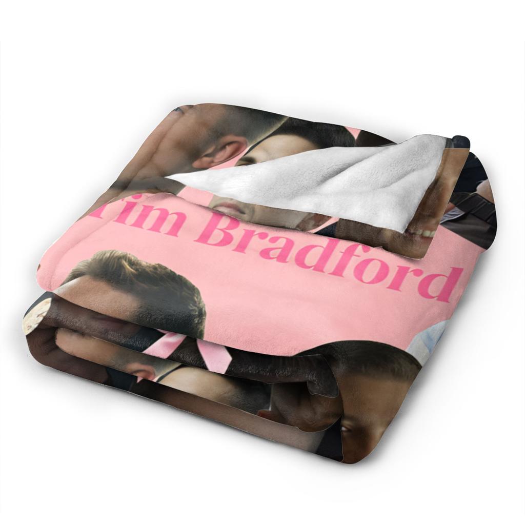 Tim Bradford The Rookie Flannel Blanket Warm Throw Blanket for Couch Bed Camping Funny Bedspread Sofa Bed Cover