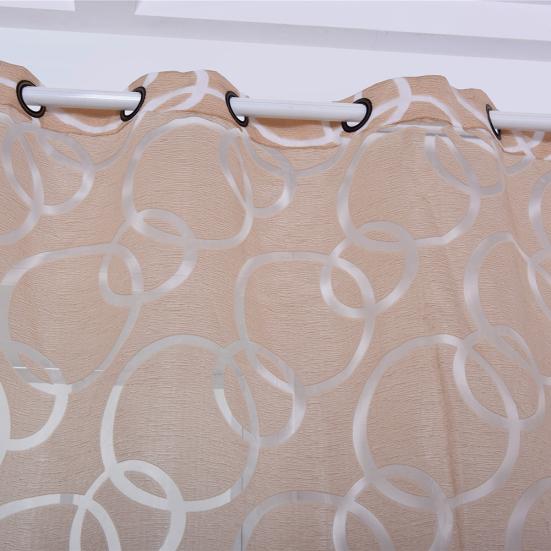 Модные круглые пузыри, оконные занавески, прозрачная перегородка, декор для окон дома, спальни