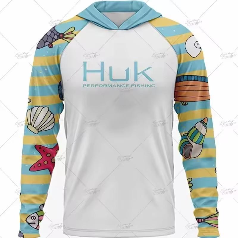 Men Women Quick Dry UV Protection Fishing Hoodie Lightweight Breathable Outdoor Sport Shirt Summer