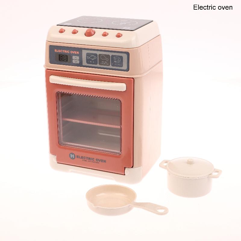 Play House Toy Washing Machine Vacuum Cleaner Coffee Maker Toaster Mini Appliances Cute Toys Kids Pretend Play Toys