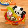 HUIQIBAO 2236PCS Mini Hot Pot Panda Micro Building Blocks 3D Model Animals Bricks DIY City Construction Toys for Children Kids