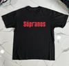 The Sopranos American TV Series Movie Loose Short Sleeve T-Shirt Trendy Brand Men's And Women's Crew Neck Half Sleeve Shirt