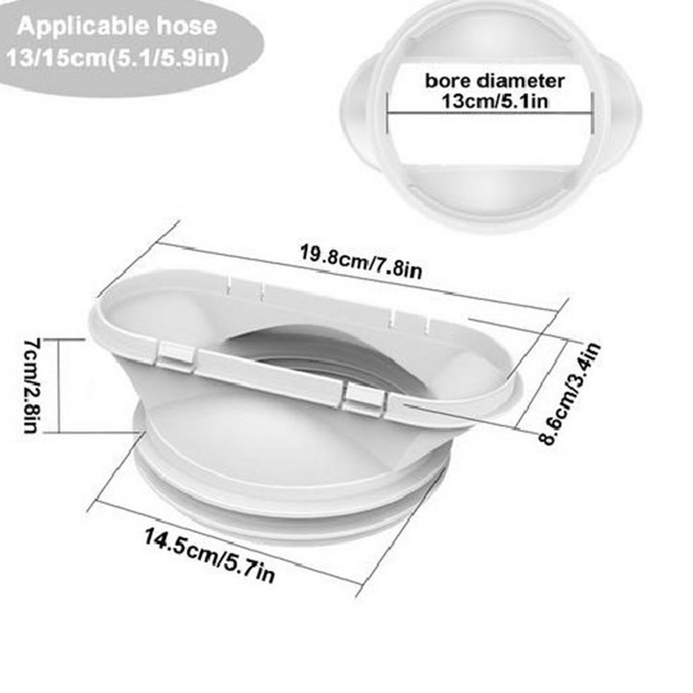Портативный шланг для кондиционера диаметром 150/130 мм, резьба против часовой стрелки, длина до 300 мм, шланг для кондиционера для палатки, автодома, окна, улицы