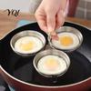 Portable Egg Boiler for Steamer Stainless Steel Poacher Pan, Non-stick Poached Eggs Efficient Home Kitchen Cooking Accessory Breakfast Maker,