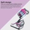 3-in-1 Portable Mite Vacuum Cleaner, 10000Pa, 8000 Strokes/min, UV-C Light, LCD Display, Removable Brush, Mattress Bed