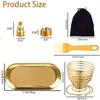 6 In 1 Metal Incense Burner Brass Incense Holder Palo Santo Holder Sage Holder Incense Tray Ash Catcher Home Decor