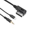 3.5mm AUX Interface Adapter with Line Fit ForVW MDI AMI MMI iPad iPhone 5 6S