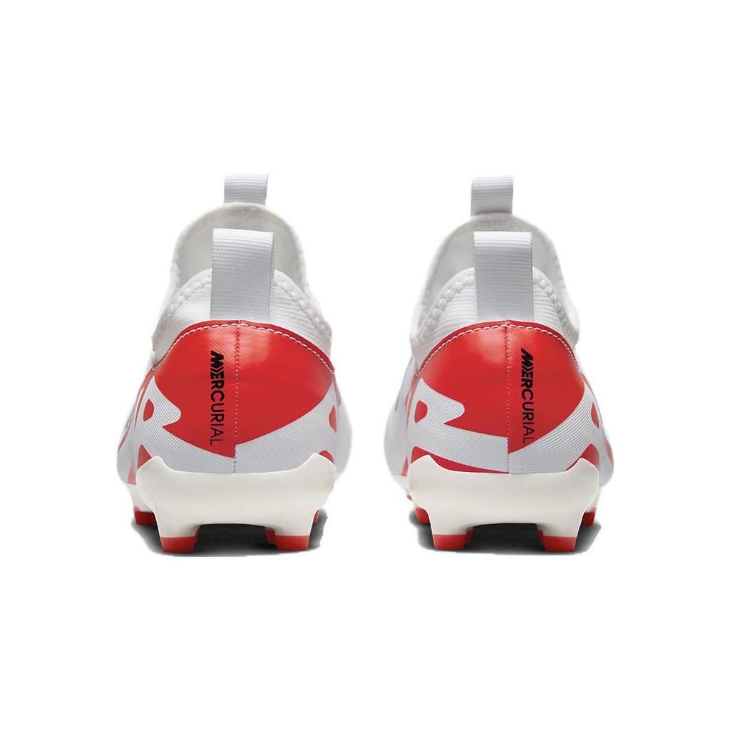 Nike Zoom Детские кроссовки Mercurial Vapor 15 Academy MG GS Ready Pack Белый Ярко-Малиновый Черный DJ5617-600