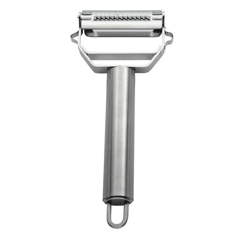 Multifunctional Julienne Peeler Double-Head Vegetable Fruit Peelers Stainless Steel Potato Slicer Shredder Melon Carrot Peeler
