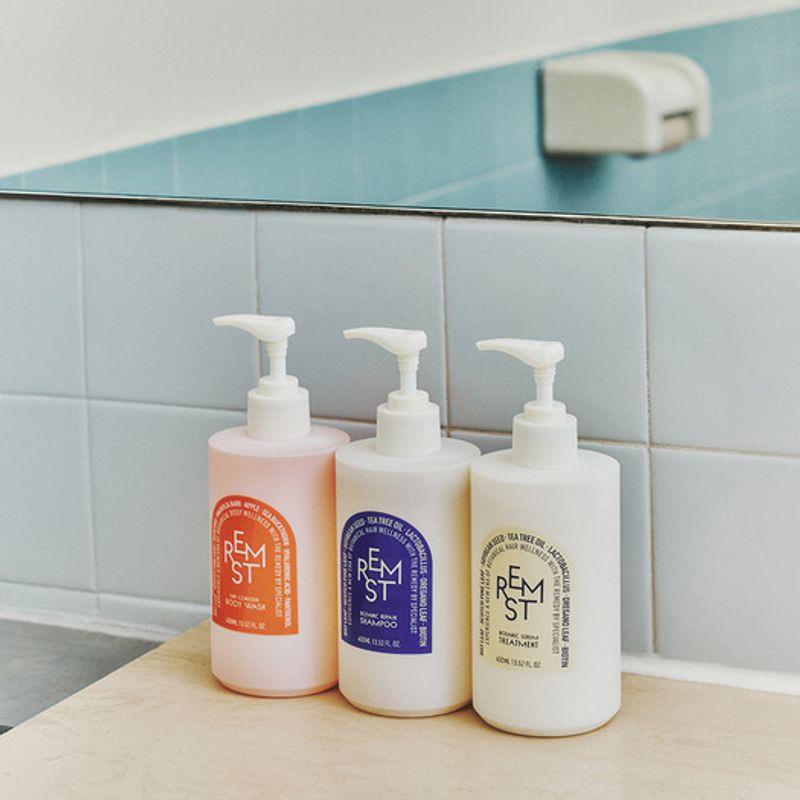 Double set of 3 shampoo, treatment, and body wash