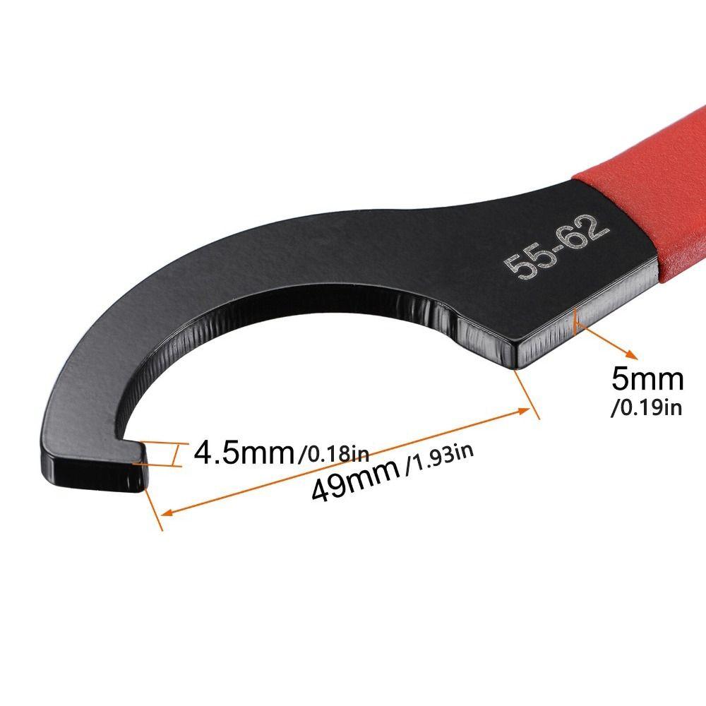 Зажимной гаечный ключ Cnc Ручной инструмент Электрофорез C-образный гаечный ключ Крючковый ключ Гаечный ключ для круглой гайки
