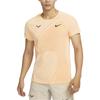 Nike Dri-Fit Adv Rafa Solid Quick-Dry Tennis Short Sleeve T-Shirt Men Tops Ice-Peach-Red DV2878-801