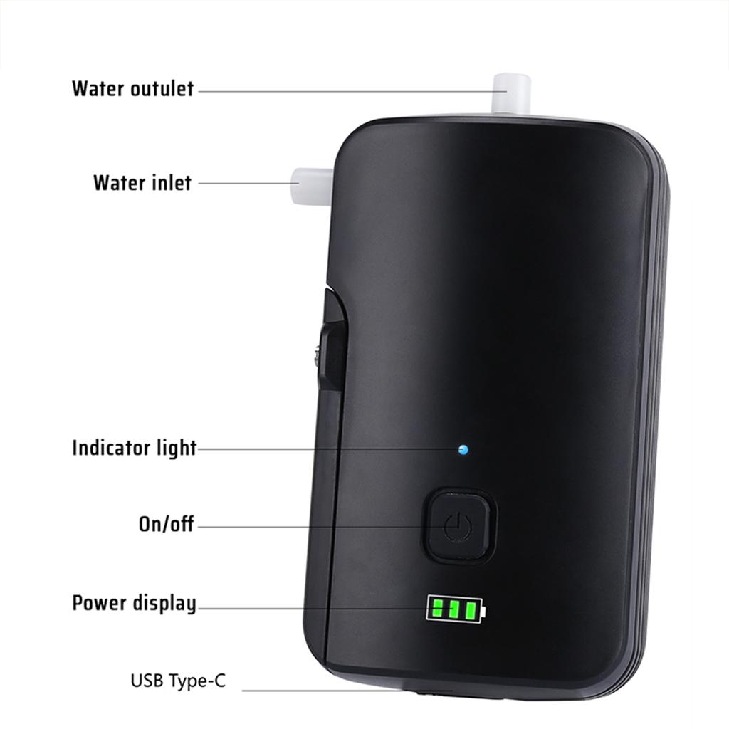 Портативный душ для кемпинга, 2022, электрический душ для улицы/в помещении с дисплеем заряда батареи, 2 режима потока