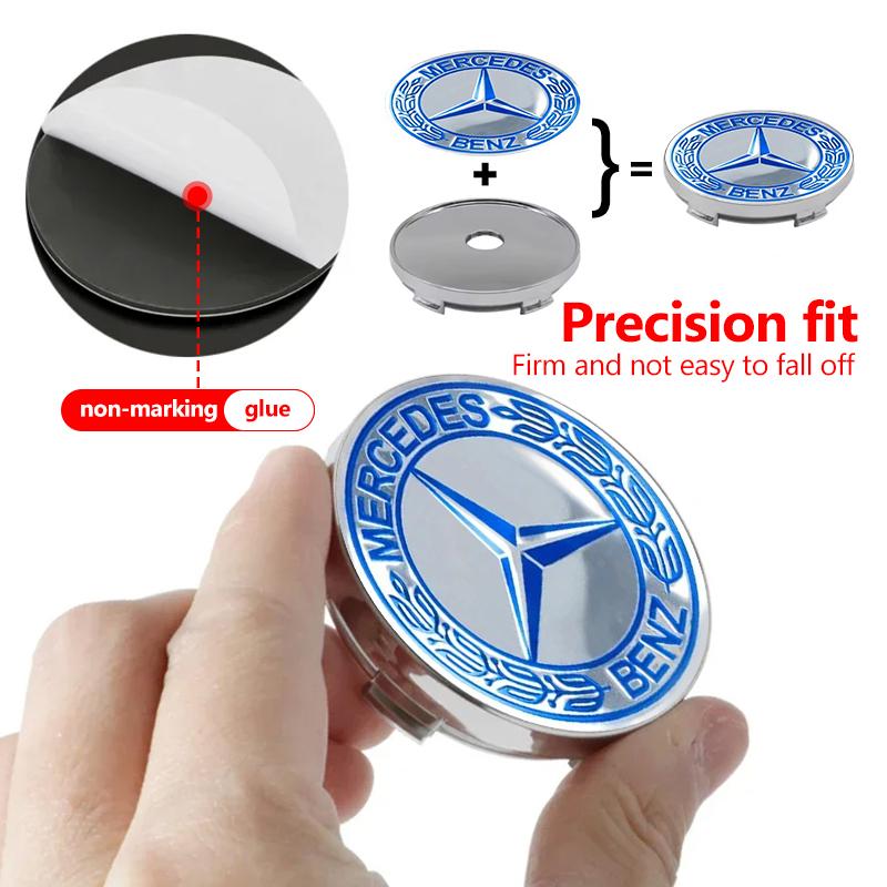 4pcs Car Wheel Center Caps Hubcap Cover Auto Accessories For Benz AMG W213 W124 W108 W126 Exclusive W204 W222 W205 W203