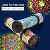 Scalable Magic Kaleidoscope Classic Three Mausoleum Mirror Kaleidoscope Toys Fancy Colored World Toys For Children Gifts