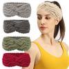 Soft Hair Accessories Crochet Turban Stretch Headbands for Women Knitted Hair Bands Ear Warmer