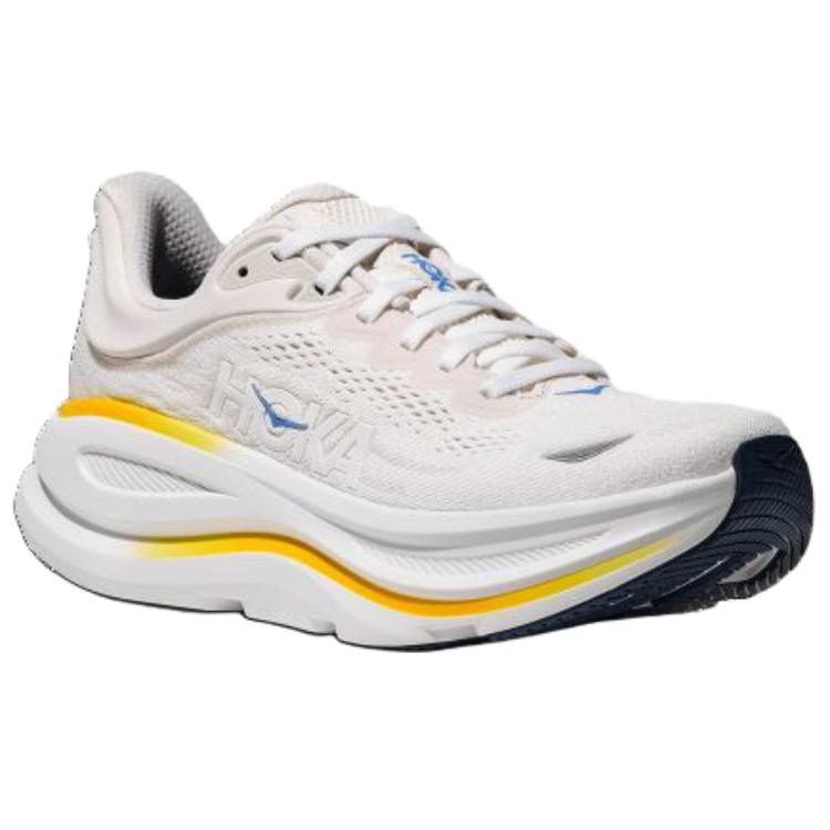 HOKA Bondi 9 Белый Цемент Женские Кроссовки 1162012-WGRT