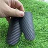 Small Size Shin Guards Imitation Carbon Fiber Knee Pads Fashion Protective Soccer Pads