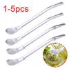 Drinking Straw Filter Handmade Stainless Steel Drinking Straw Spoon Tea Filter Grass Matte Tea Straws Bulb Pumpkin Reusable Tea