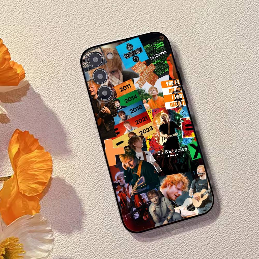 Чехол для телефона Ed Sheeran Горячий певец Черный Силикон Мягкий Для Samsung Galaxy A73,A72,A71,A70,A53,A52,A51