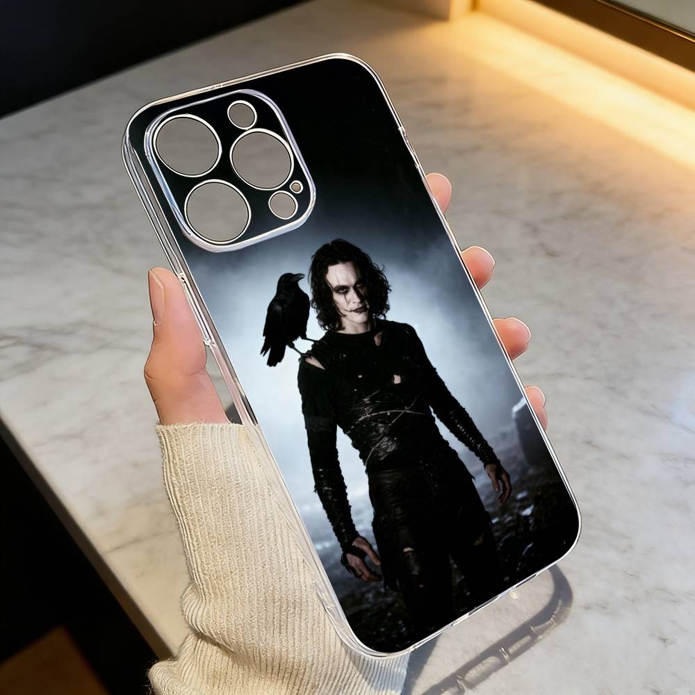 T-THE CROWS T-Триллер Чехол для телефона Прозрачный Силиконовый Мягкий Для iPhone 17 16 15 14 13 12 11 Mini Pro Max Plus