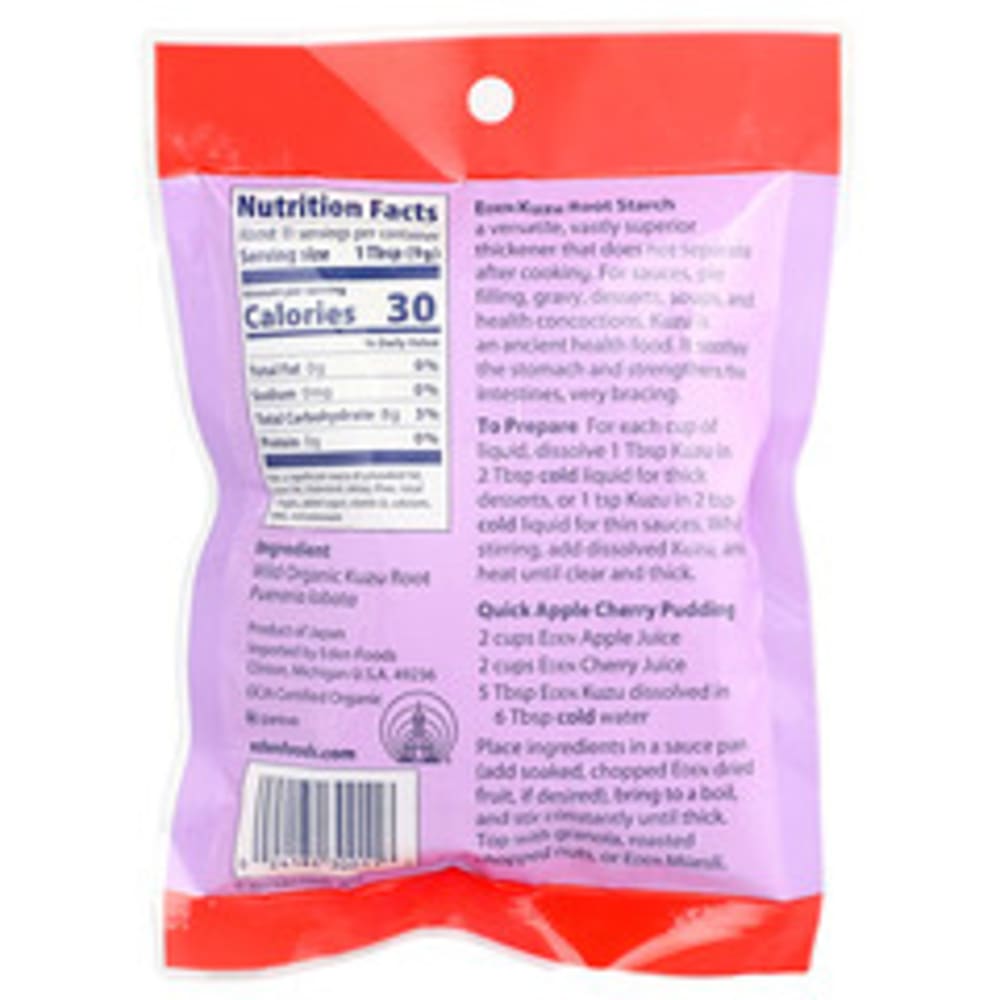 Eden Foods Organic Kuzu Root Starch 3 5 Oz 100 G