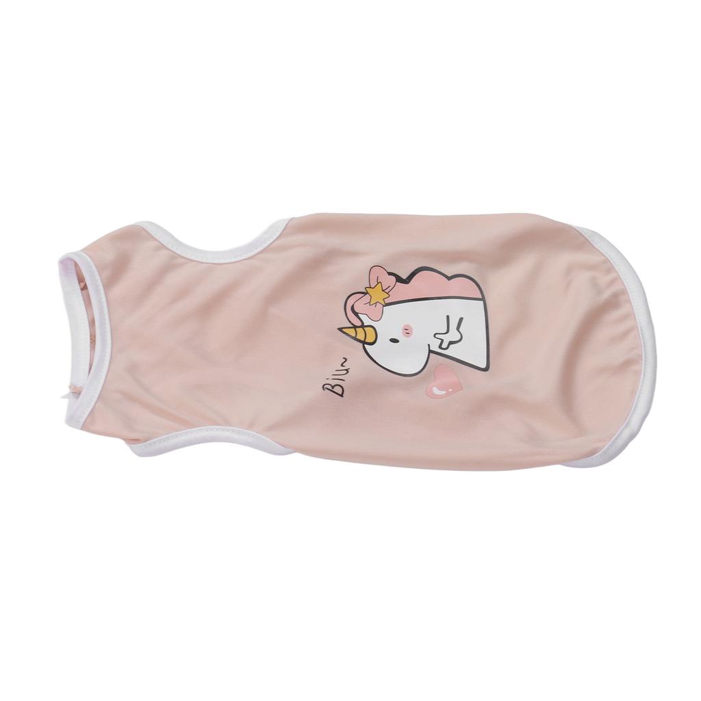 Летняя одежда для питомцев Мягкая дышащая безрукавная стильная милая майка для собаки Одежда для щенка кошки кроликов M