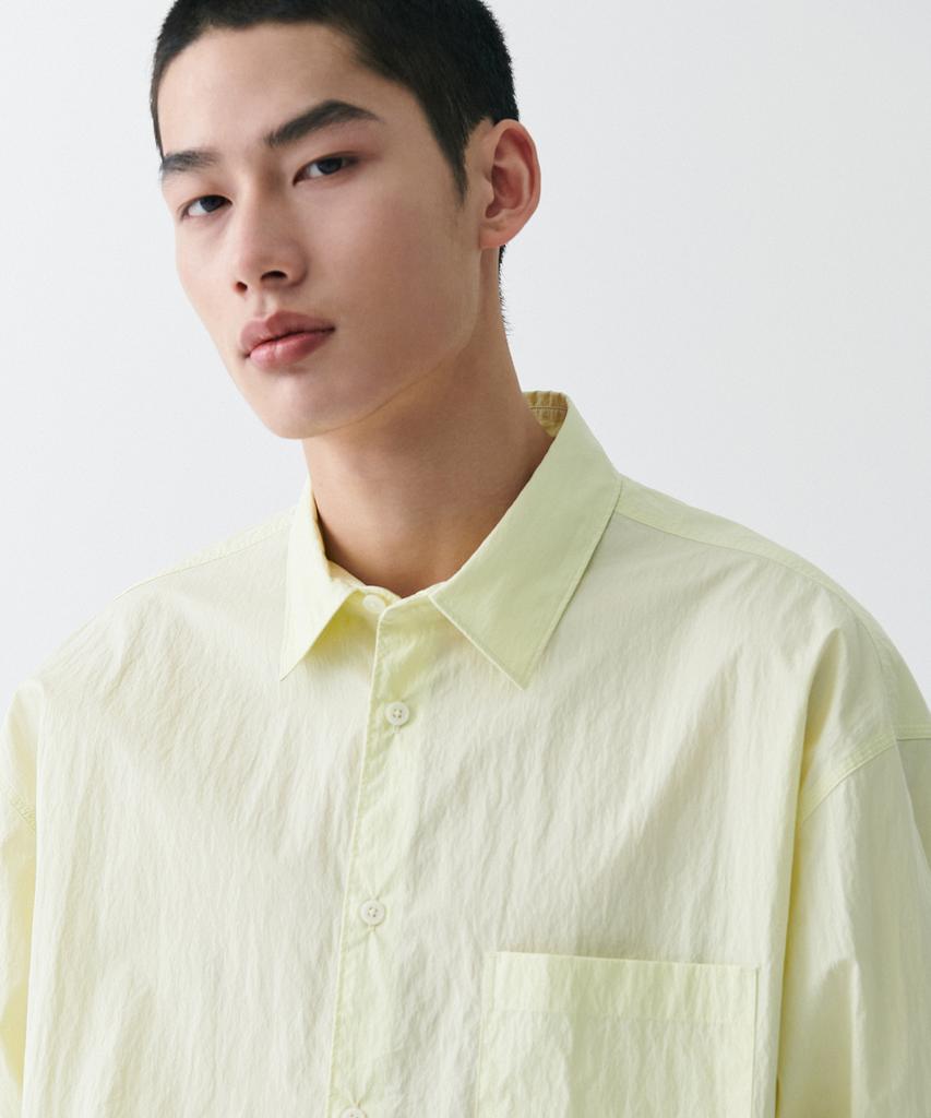 MUSINSA STANDARD [City Leisure] Cn Oversized Shirt [Lemon]