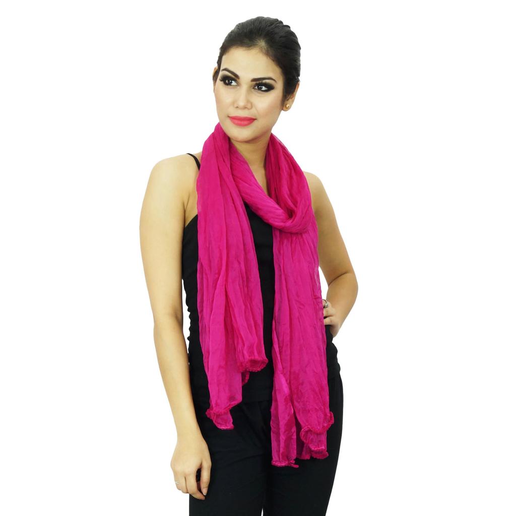 Индийские шифоновые шарфы из смеси шейного платка Chunni Long Dupatta Gift для женщин