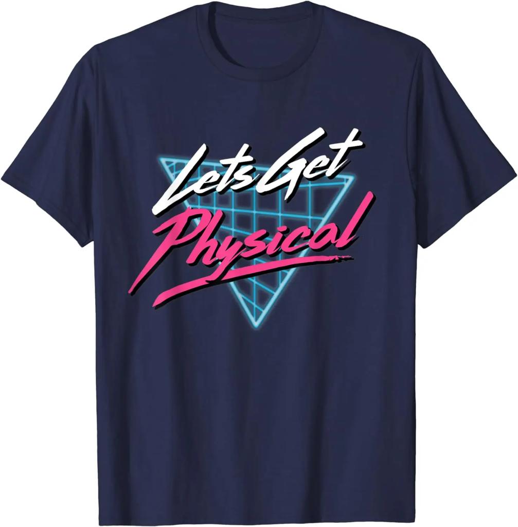 Футболка Lets Get Physical Workout Gym Tee Totally Rad Retro 80'S