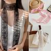 1Pc Bag Flutter Daily Commute Tassel Lace Scarf Holiday Event Hair Tie Dinner Party Belt Decoration Lace Flutter Multicolor