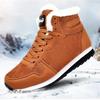 Shoes for Men Couple Winter Boots Men Lightweight Hight Top No Slip Warm Snow Boots Plush Women Footwear Size 48 Women Boots