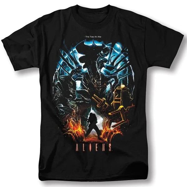 Alien Shirt Classic Movie Poster Vintage Graphic Design TShirt