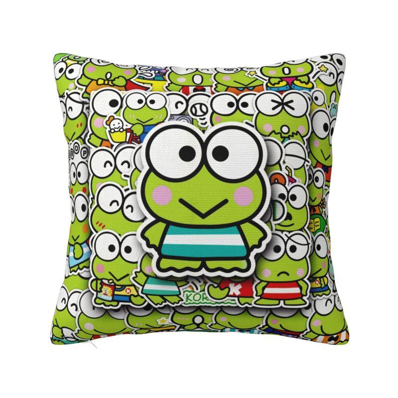 Подушка с мультяшным персонажем Керо Кero Keroppi Sanrio Аниме Современная наволочка Декор для дома Подушка на стул